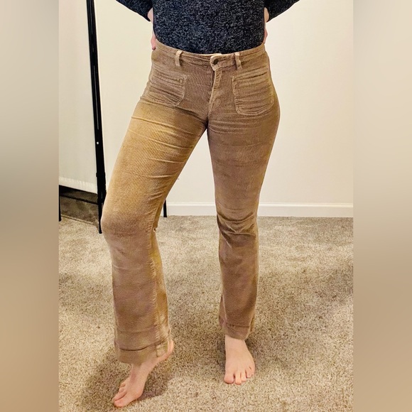 Prana Pants - Prana Traps Corduroy Pants in Golden Brown